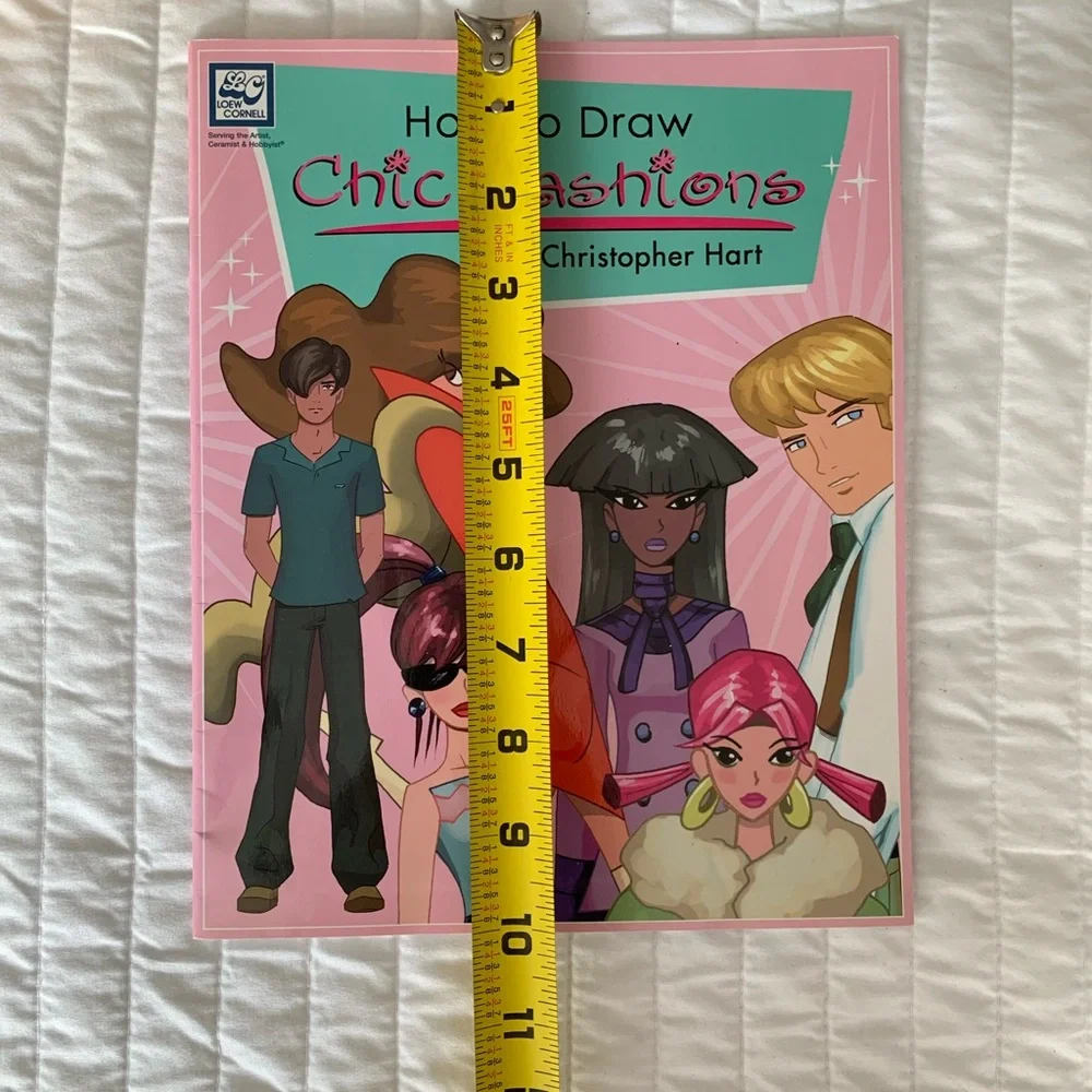 How to Draw Chic Fashions Book by Christopher Hart 25 Pages of Styling Toy